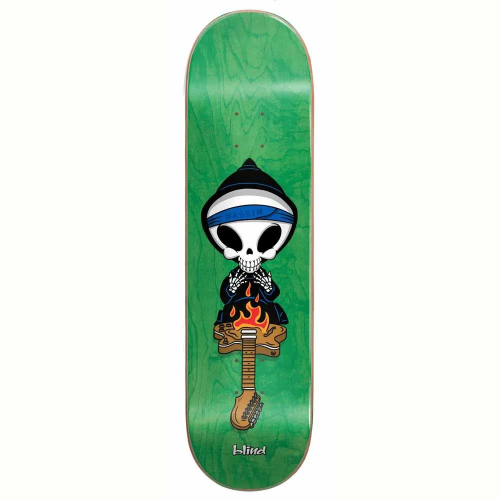 Blind Nassim Rocking Reaper Super Sap R7 Skateboard Deck Green 8''