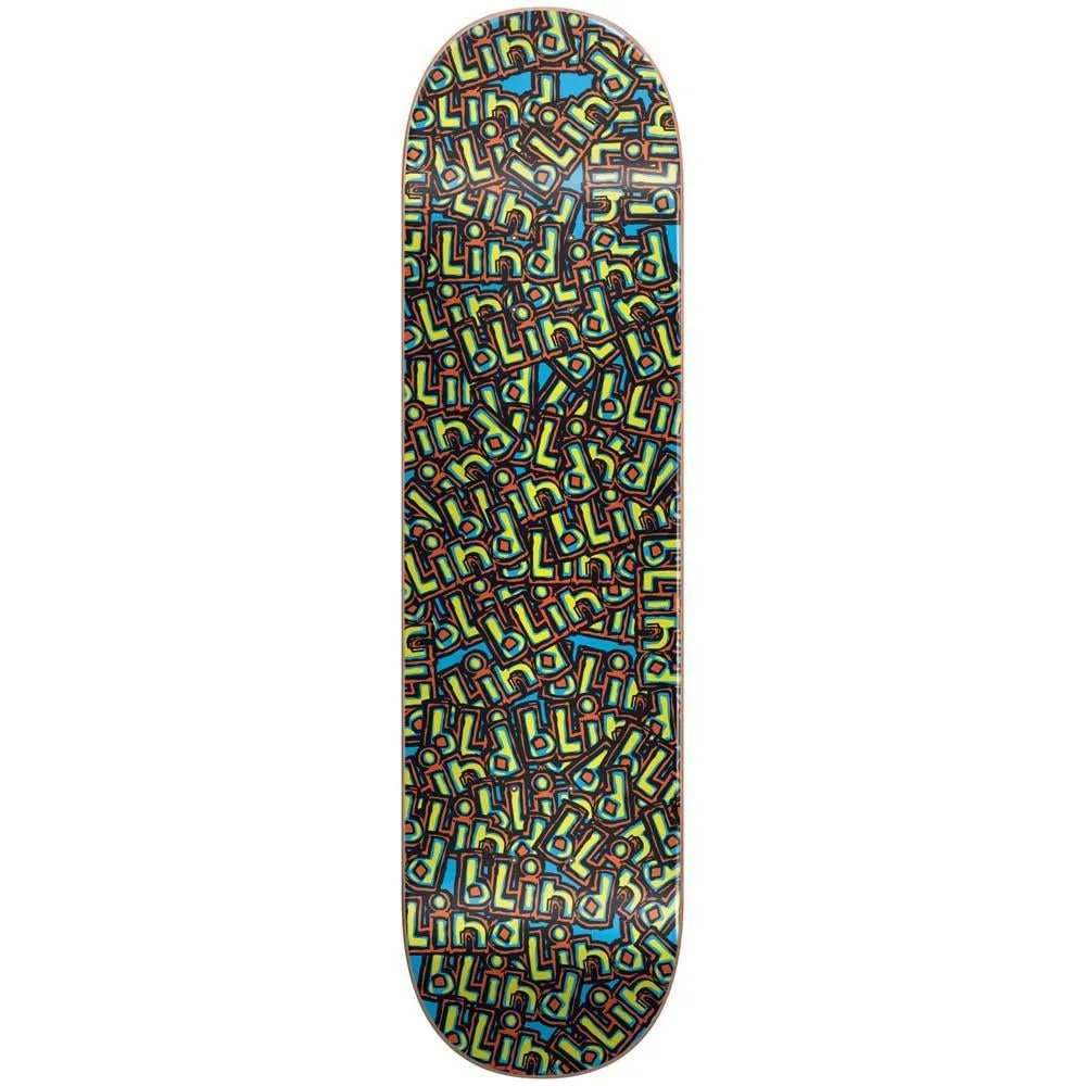 Blind OG Wallpaper Skateboard Deck Blue 8