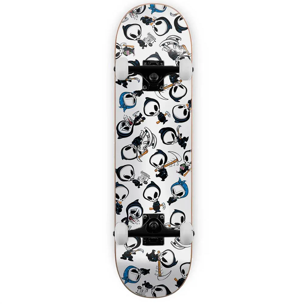 Blind Reaper Wallpaper Complete Skateboard White 7.75