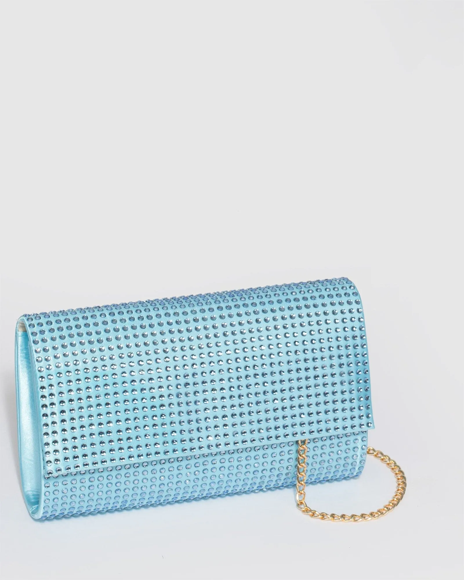 Blue Kira Clutch Bag