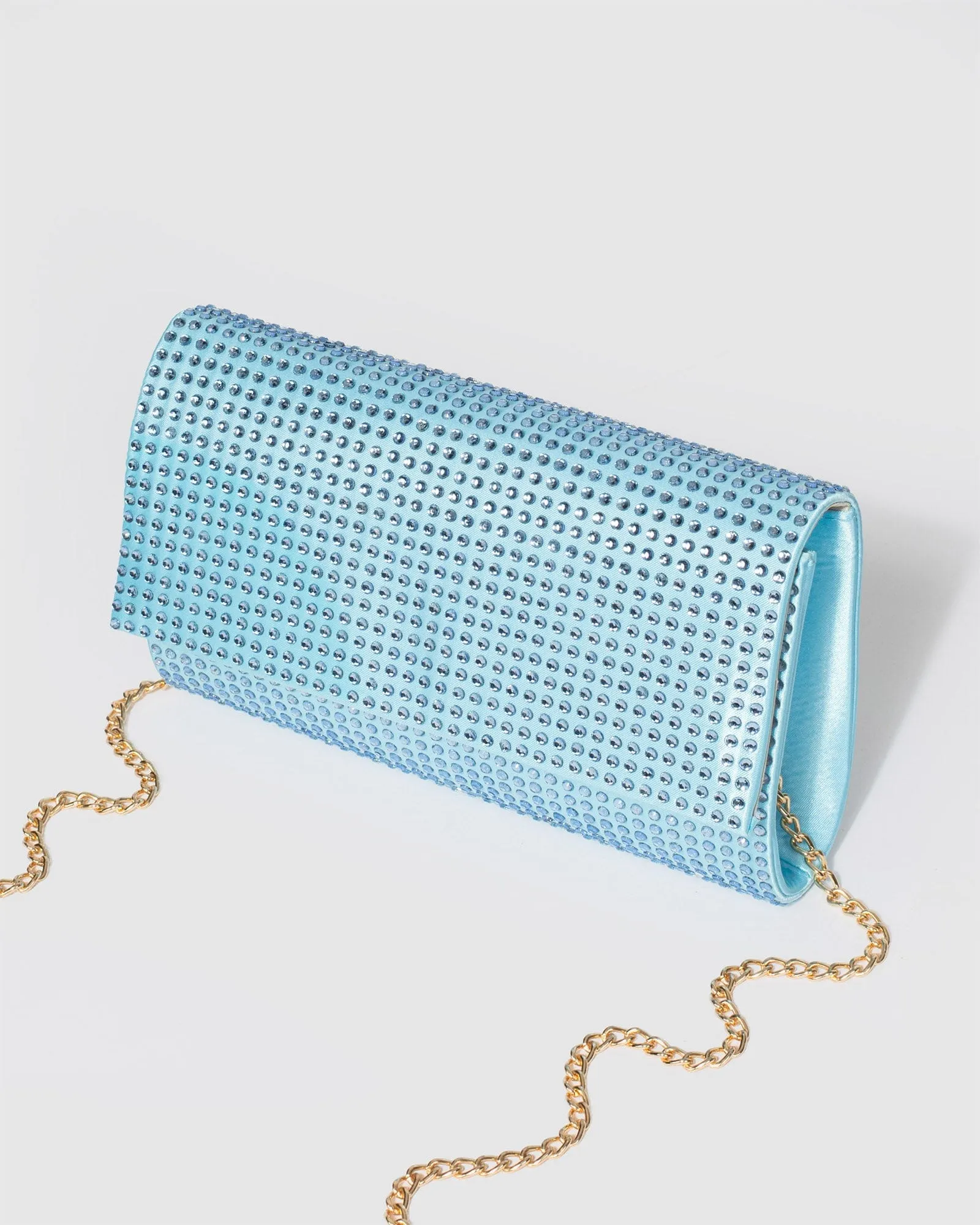 Blue Kira Clutch Bag