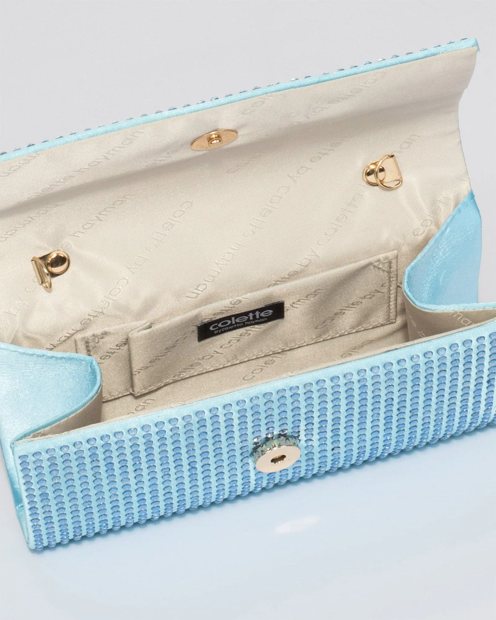 Blue Kira Clutch Bag