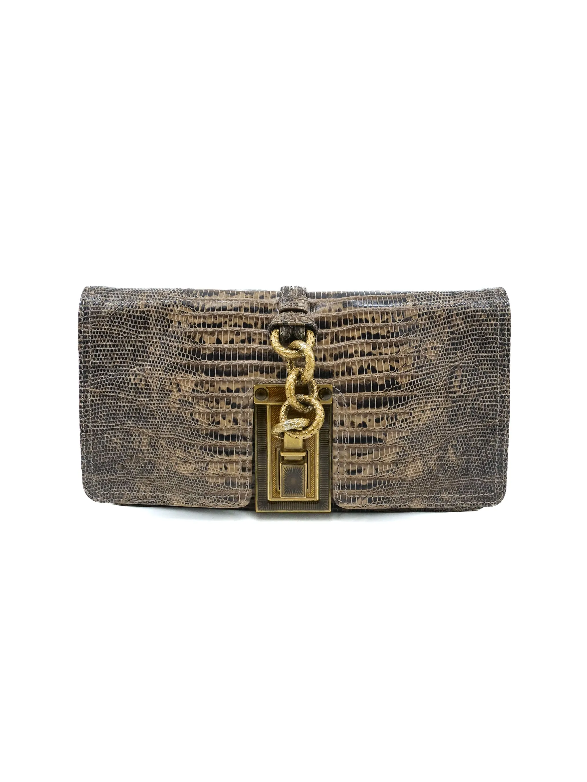 Bottega Veneta Lizard Clutch