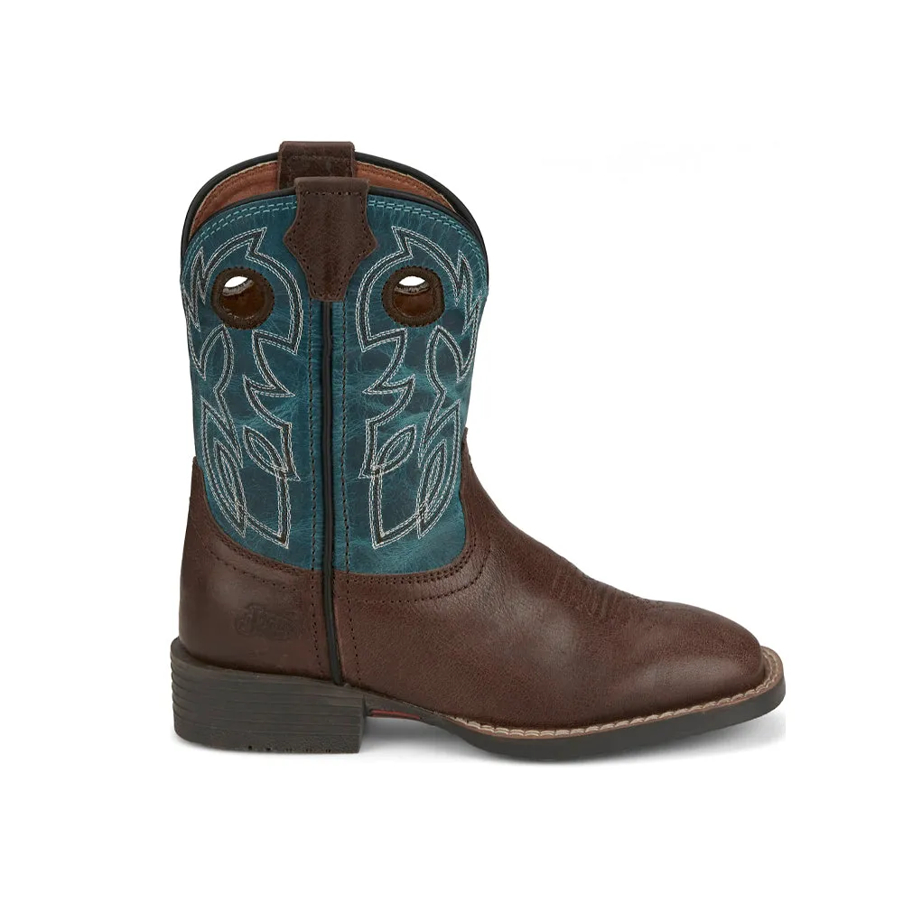 Bowline Wide Square Toe Cowboy Boots (Toddler-Big Kid)