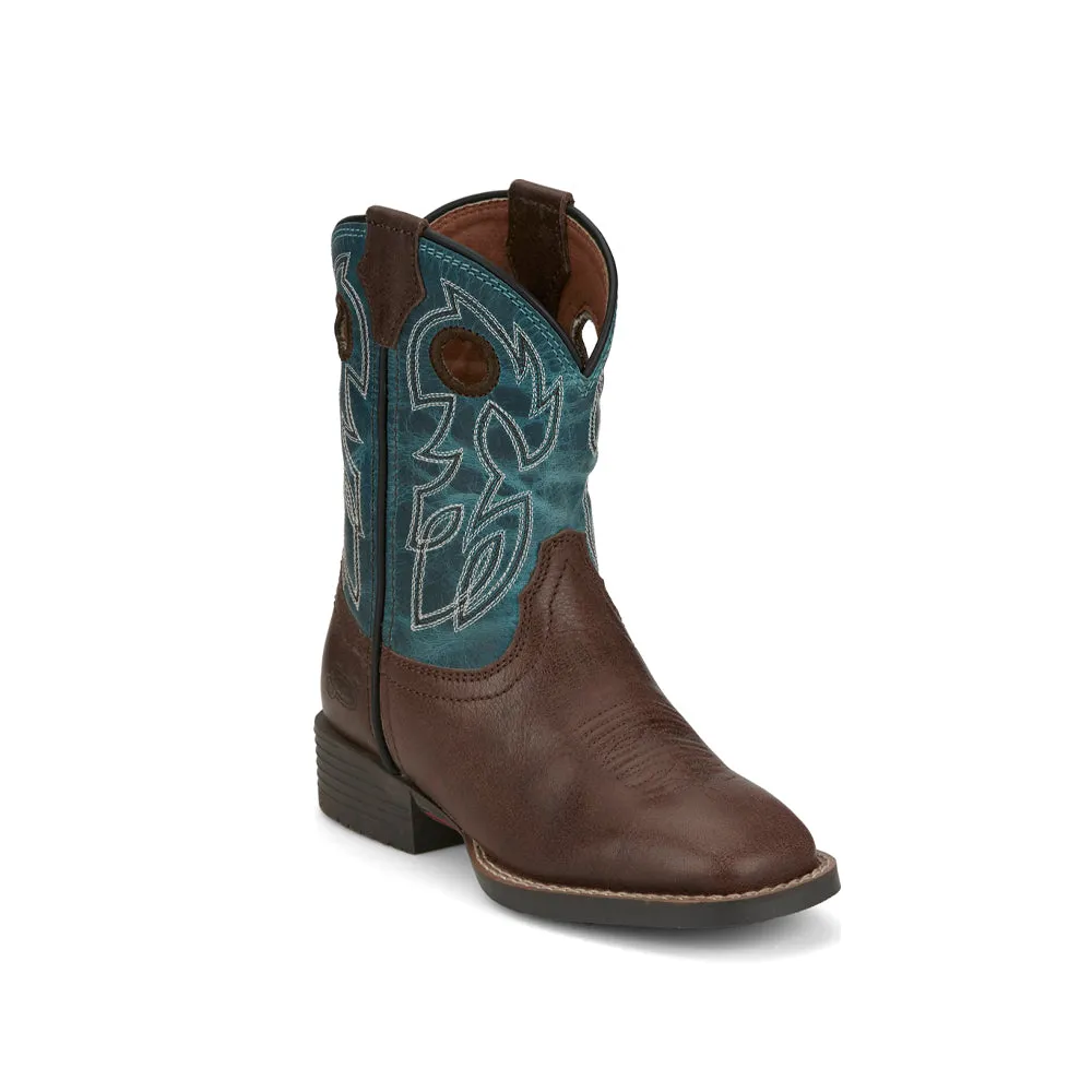 Bowline Wide Square Toe Cowboy Boots (Toddler-Big Kid)