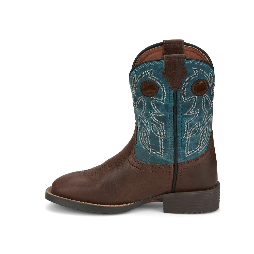 Bowline Wide Square Toe Cowboy Boots (Toddler-Big Kid)