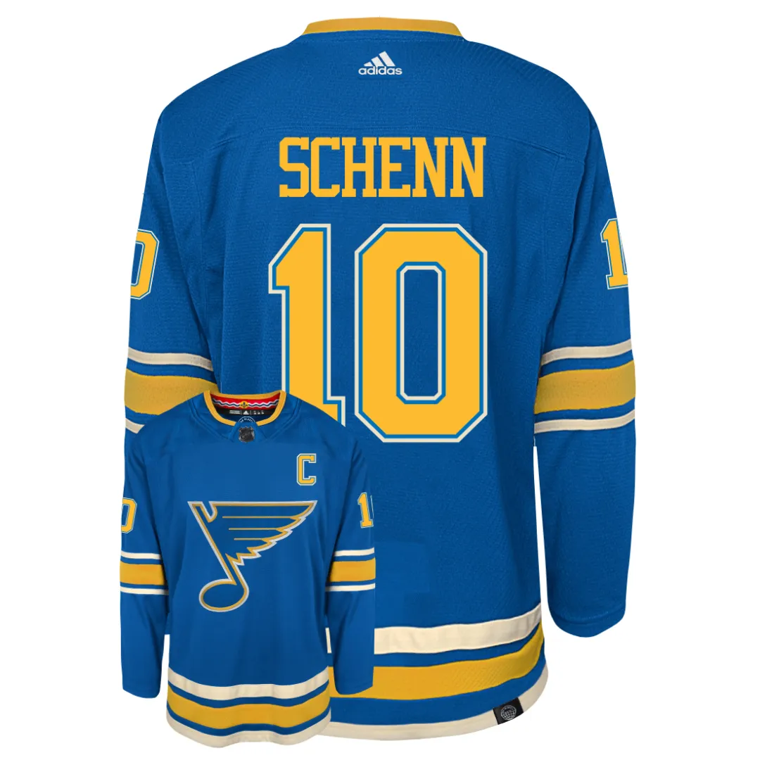 Brayden Schenn St Louis Blues Adidas Primegreen Authentic NHL Hockey Jersey     