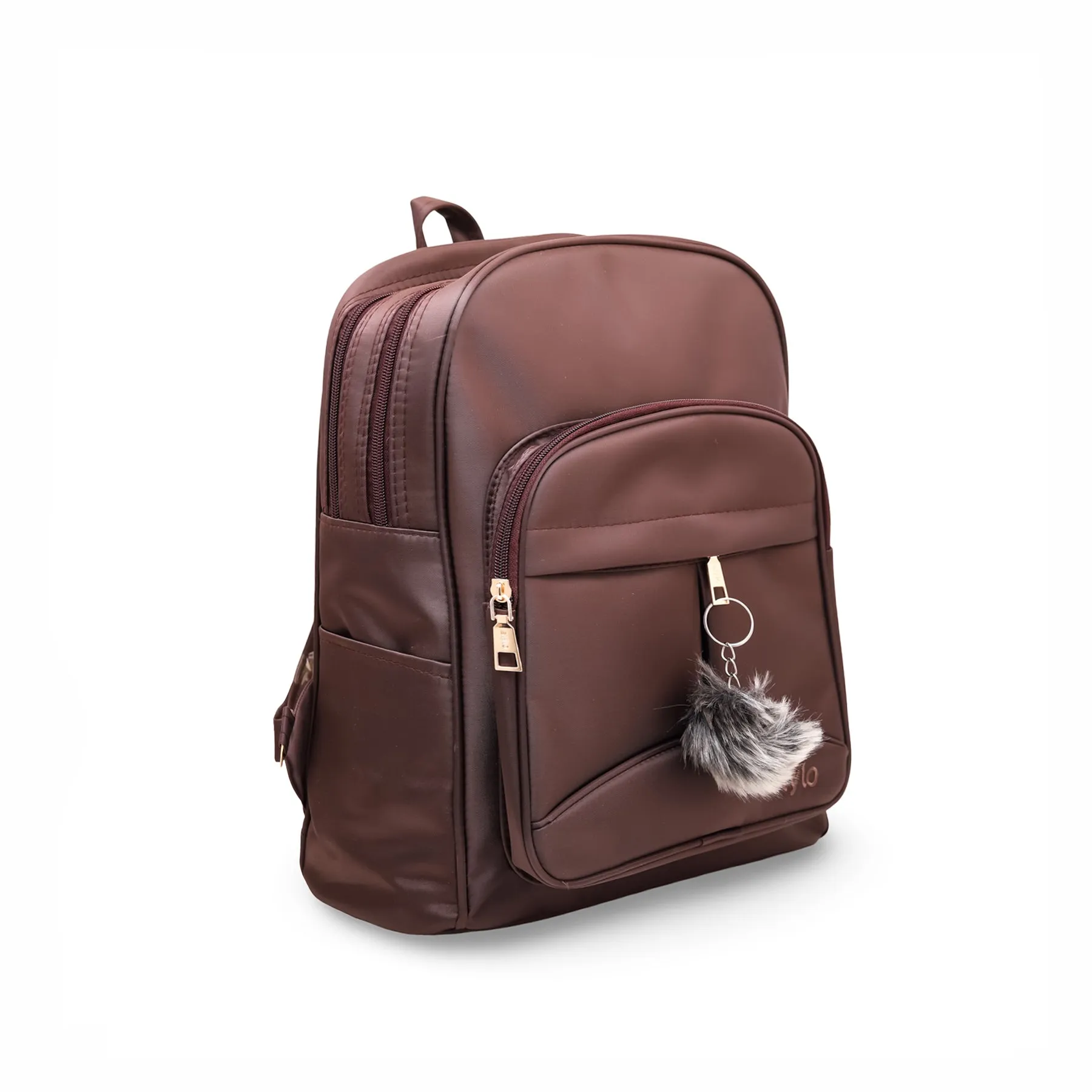 Brown Casual Backpack P47444