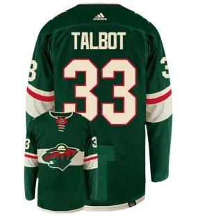 Cam Talbot Minnesota Wild Adidas Primegreen Authentic NHL Hockey Jersey     