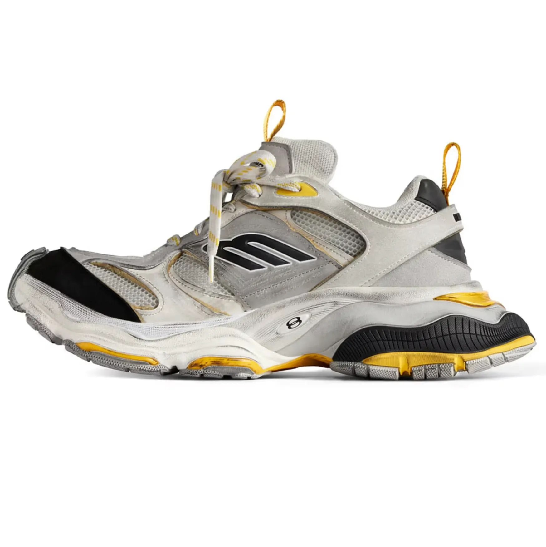 CARGO SNEAKERS - GREY/ WHITE/ YELLOW