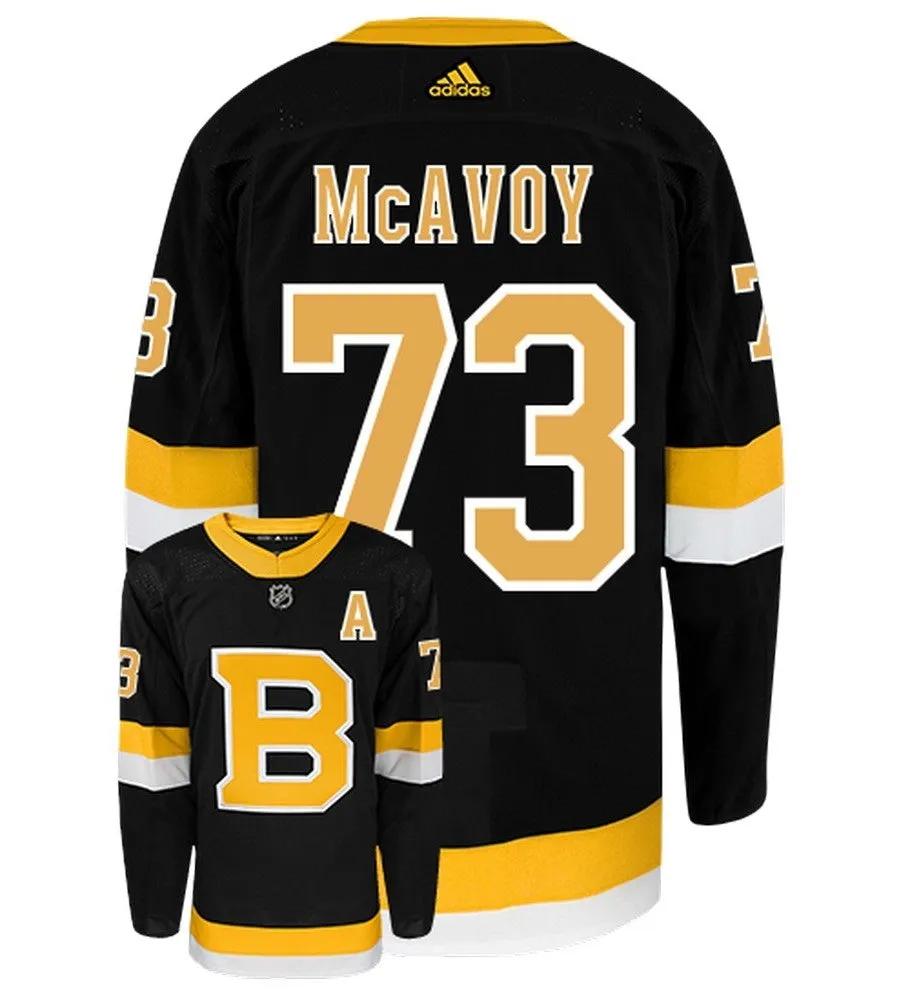 Charlie McAvoy Boston Bruins Adidas Primegreen Authentic NHL Hockey Jersey     