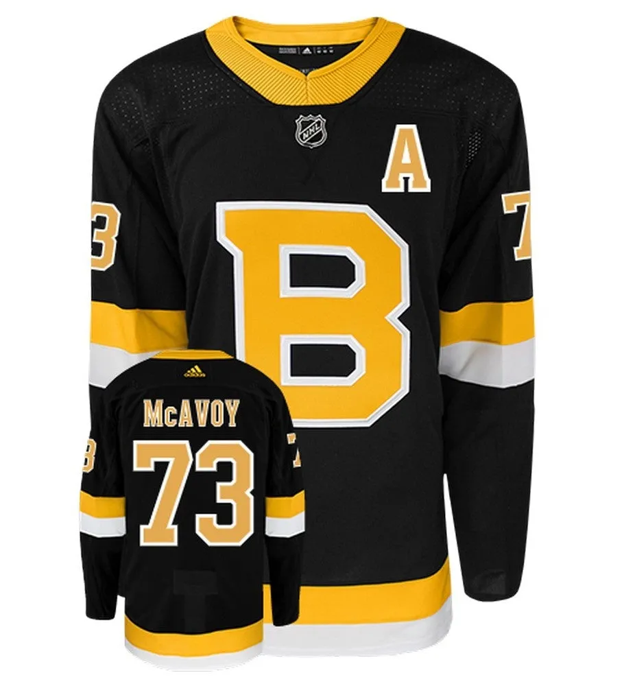 Charlie McAvoy Boston Bruins Adidas Primegreen Authentic NHL Hockey Jersey     