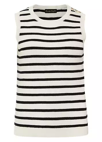 Chloe Stripe Vest by Phase Eight | Look Again