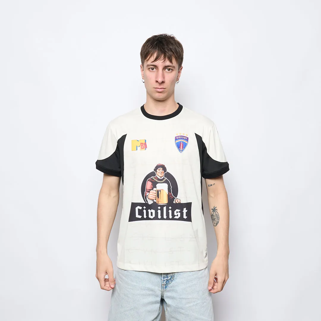 Civilist - Football Jersey (Beige/Black)