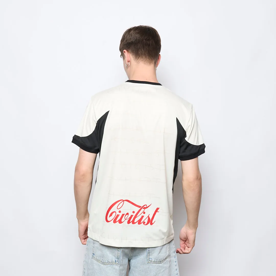 Civilist - Football Jersey (Beige/Black)