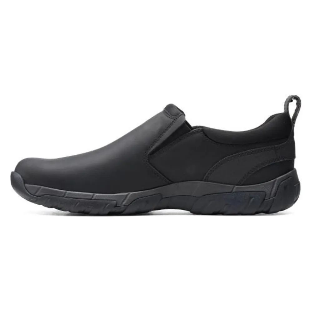 Clarks Grove Step Black Leather Slip-On (Men's)