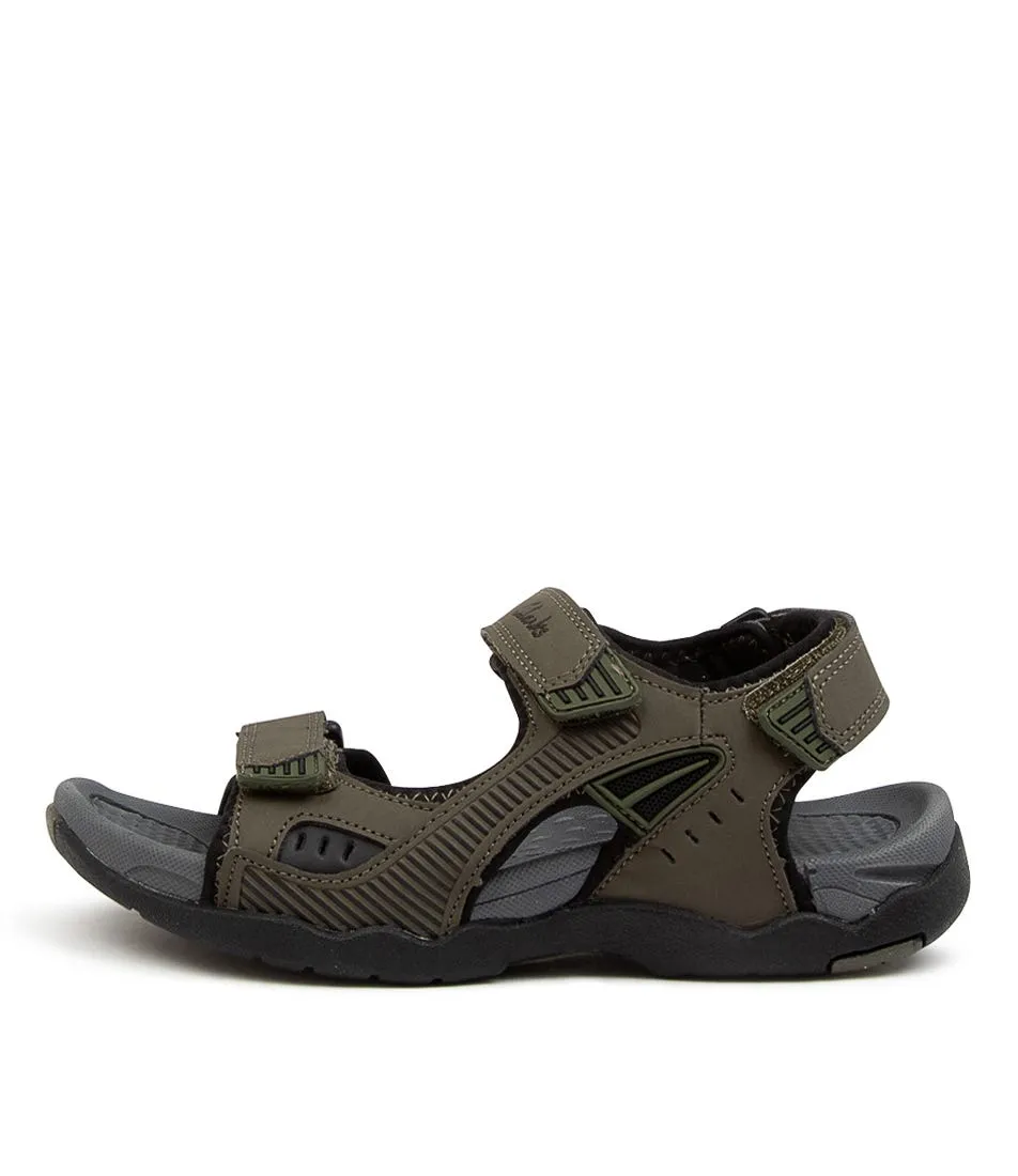 CLARKS Trick Jnr Khaki-black