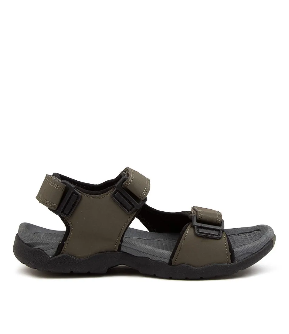 CLARKS Trick Jnr Khaki-black