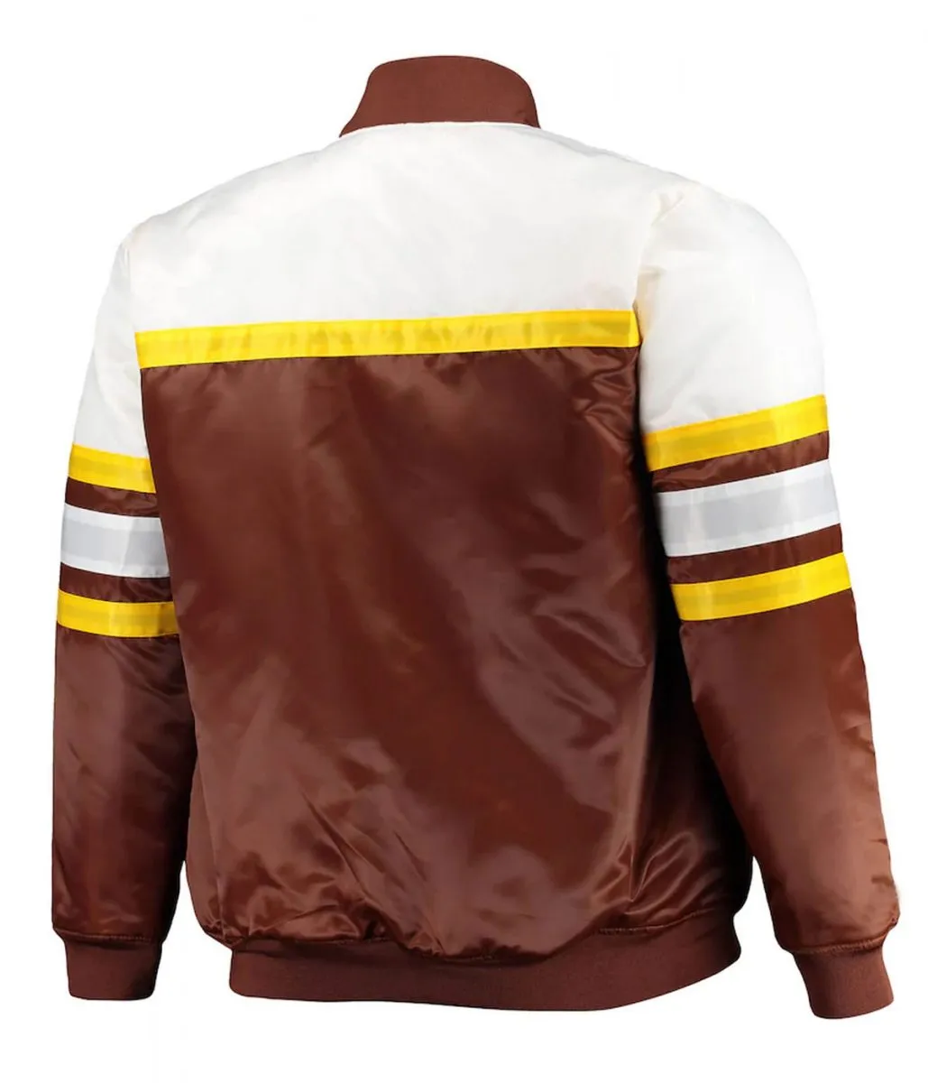 Coaches San Diego Padres Full-Snap Brown/Gold Satin Jacket