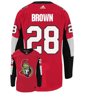 Connor Brown Ottawa Senators Adidas Authentic Home NHL Hockey Jersey     