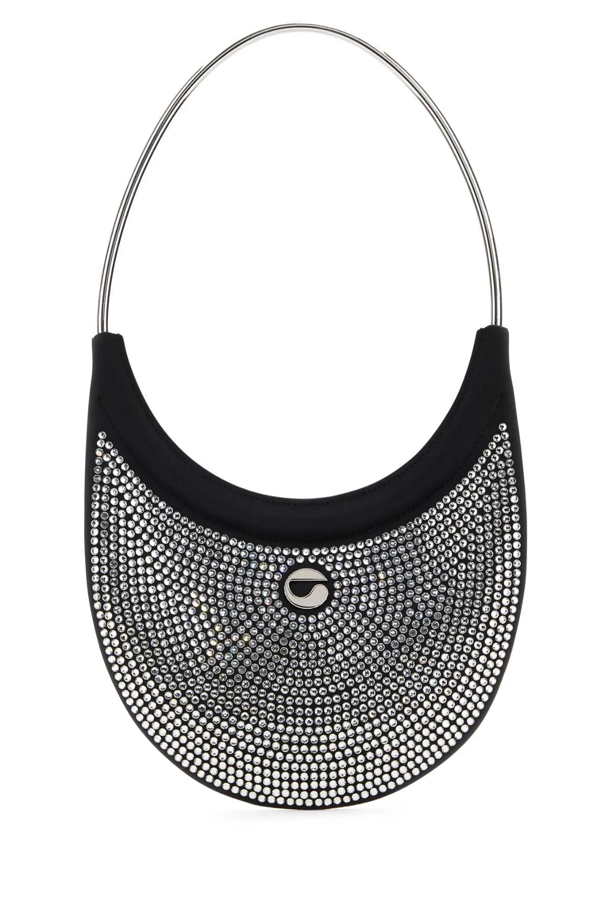 Coperni Embellished Fabric Ring Swipe Shoulder Bag