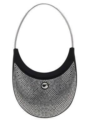 Coperni Embellished Fabric Ring Swipe Shoulder Bag