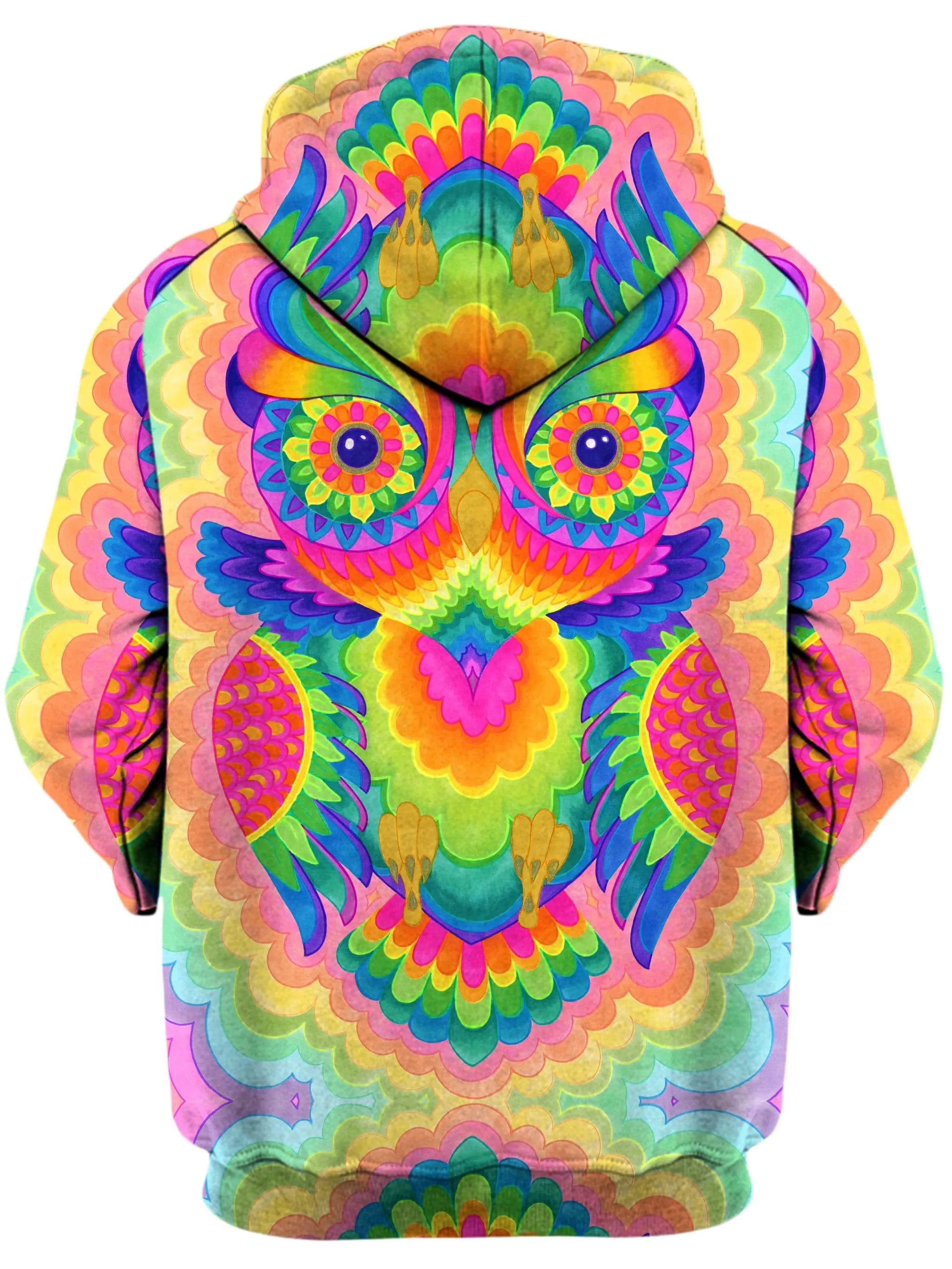 Cosmic Owl Unisex Zip-Up Hoodie