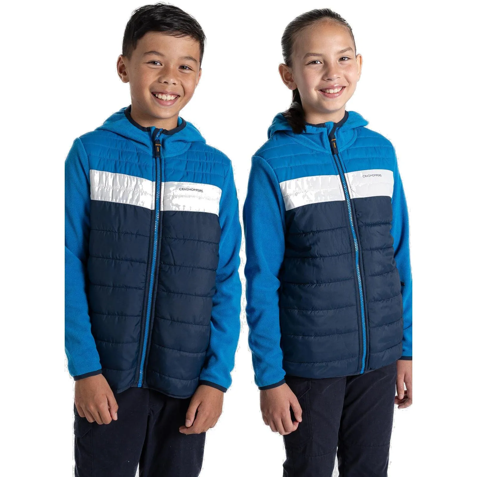 Craghoppers Kids Arklow Hybrid Hooded Jacket