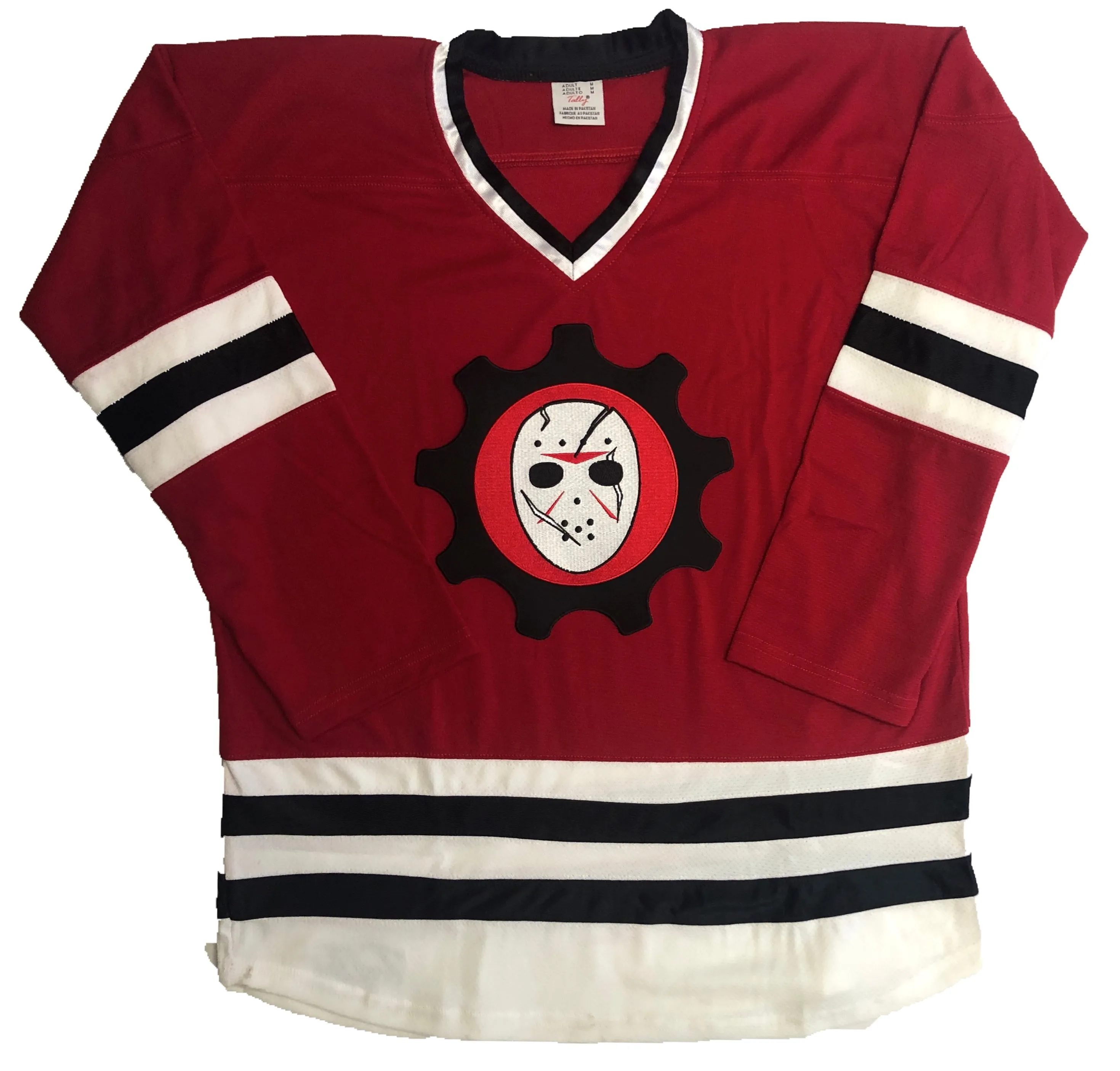 Custom Hockey Jerseys with the Scar Goalie Mask Team Logo