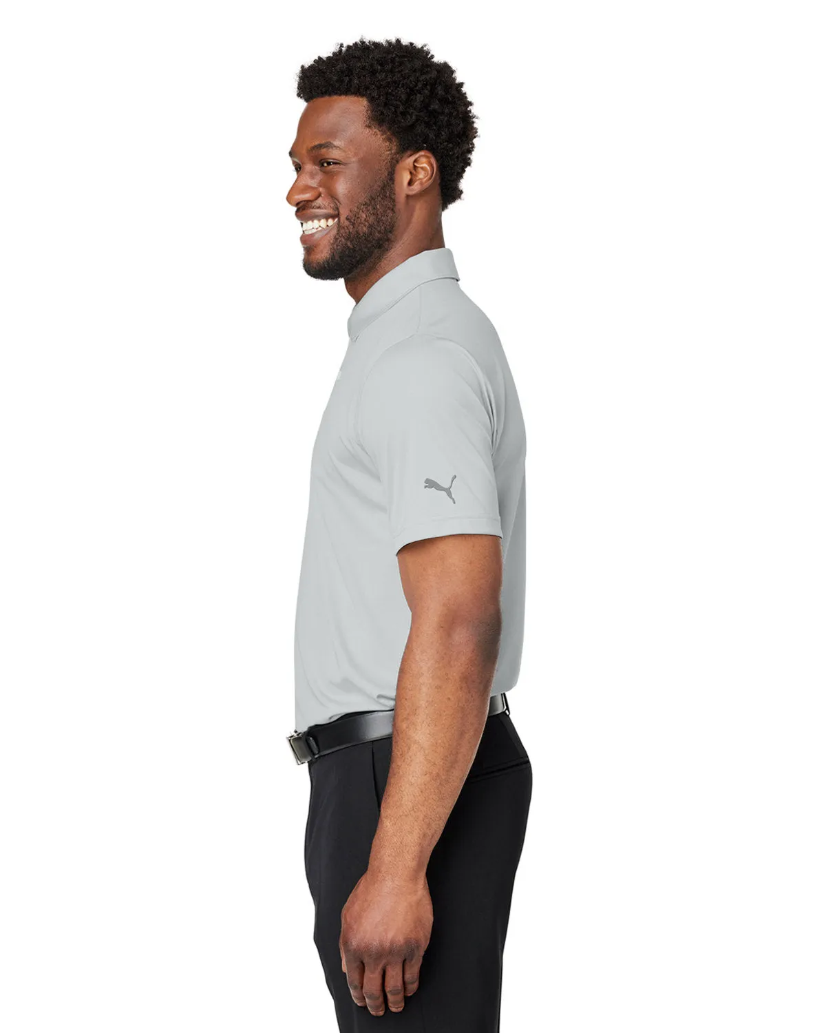 Custom Puma Men's Gamer Golf Polo, High Rise