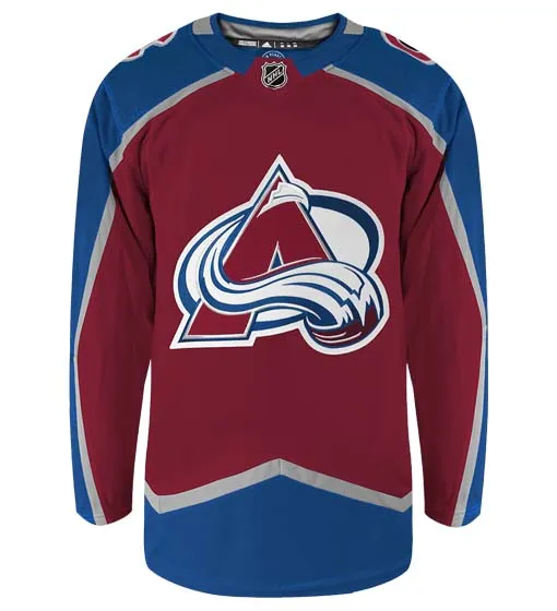 Customizable Colorado Avalanche Adidas Primegreen Authentic NHL Hockey Jersey     