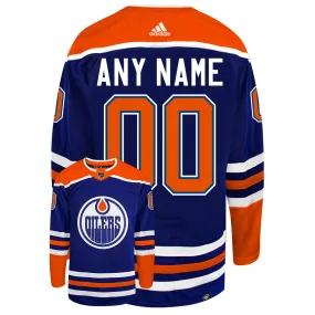 Customizable Edmonton Oilers 2022 Adidas Primegreen Authentic NHL Hockey Jersey     