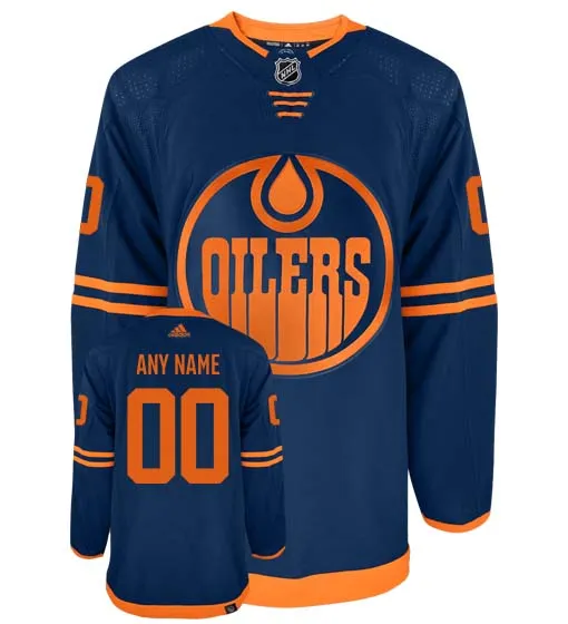 Customizable Edmonton Oilers 2022 Adidas Primegreen Authentic NHL Hockey Jersey     