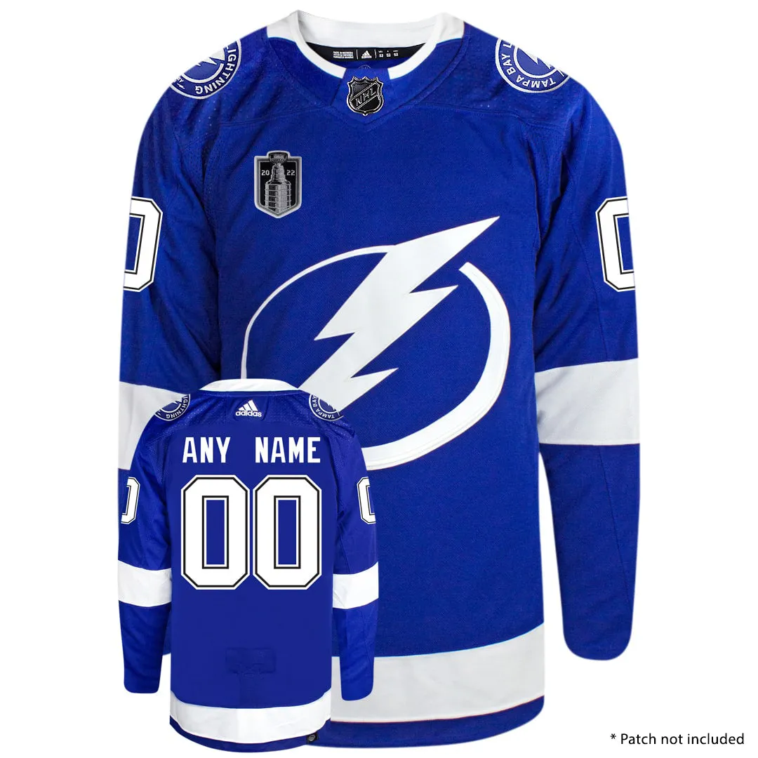 Customizable Tampa Bay Lightning Adidas Primegreen Authentic NHL Hockey Jersey     