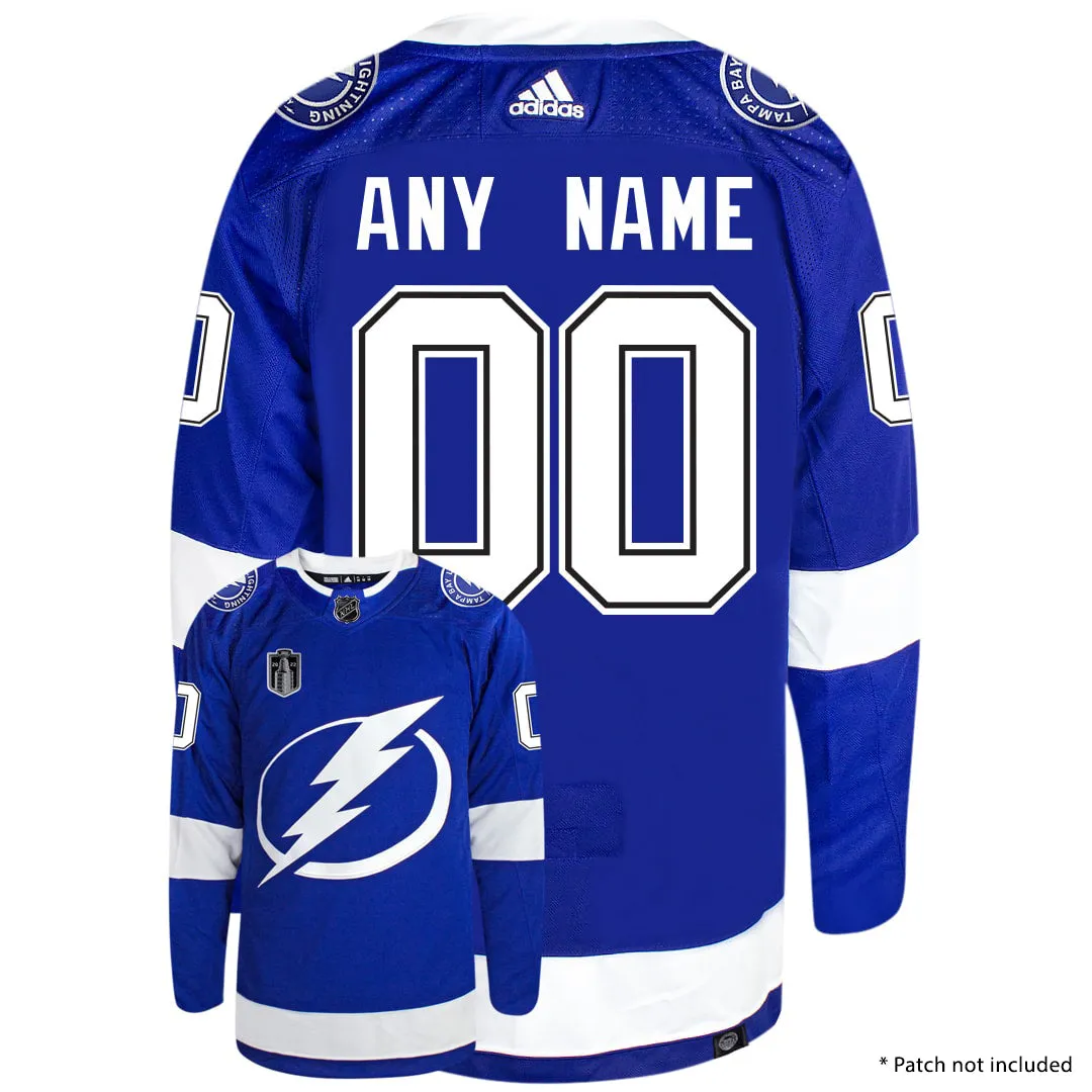 Customizable Tampa Bay Lightning Adidas Primegreen Authentic NHL Hockey Jersey     