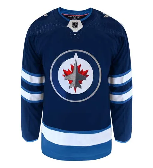 Customizable Winnipeg Jets Adidas Primegreen Authentic NHL Hockey Jersey     