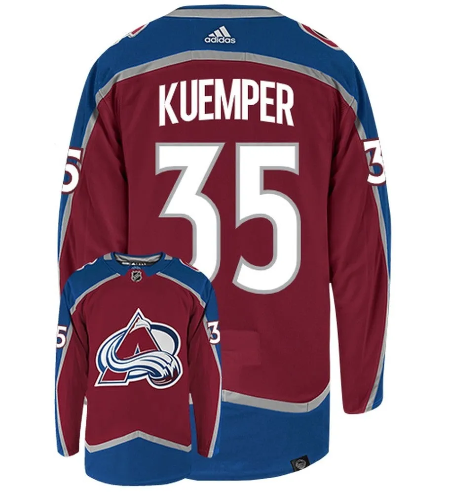 Darcy Kuemper Colorado Avalanche Adidas Primegreen Authentic NHL Hockey Jersey     