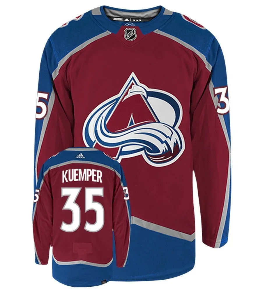 Darcy Kuemper Colorado Avalanche Adidas Primegreen Authentic NHL Hockey Jersey     