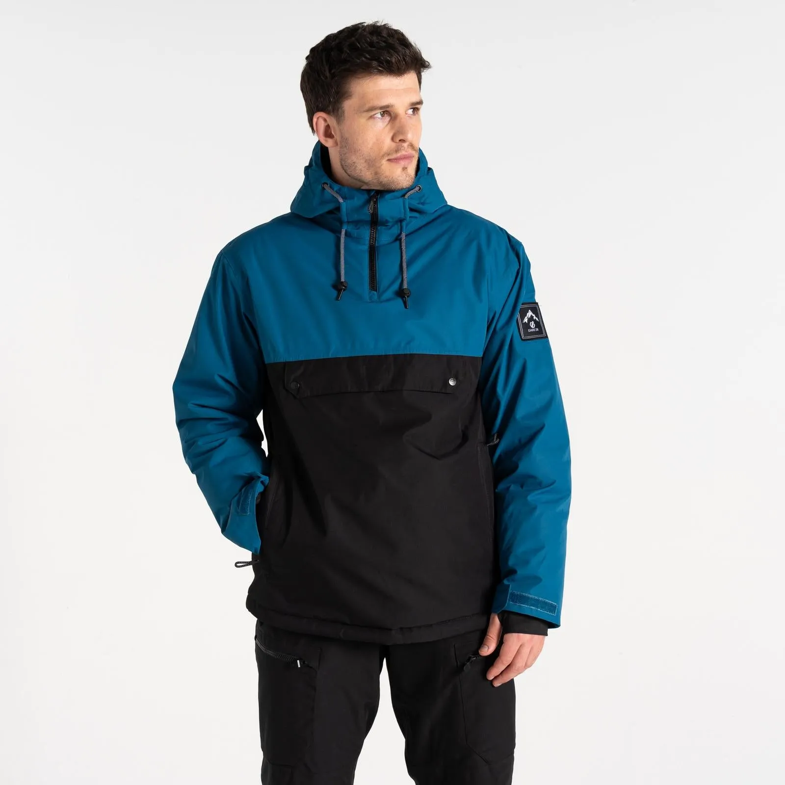 Dare 2b Mens Freeride Overhead Pullover Hooded Ski Jacket