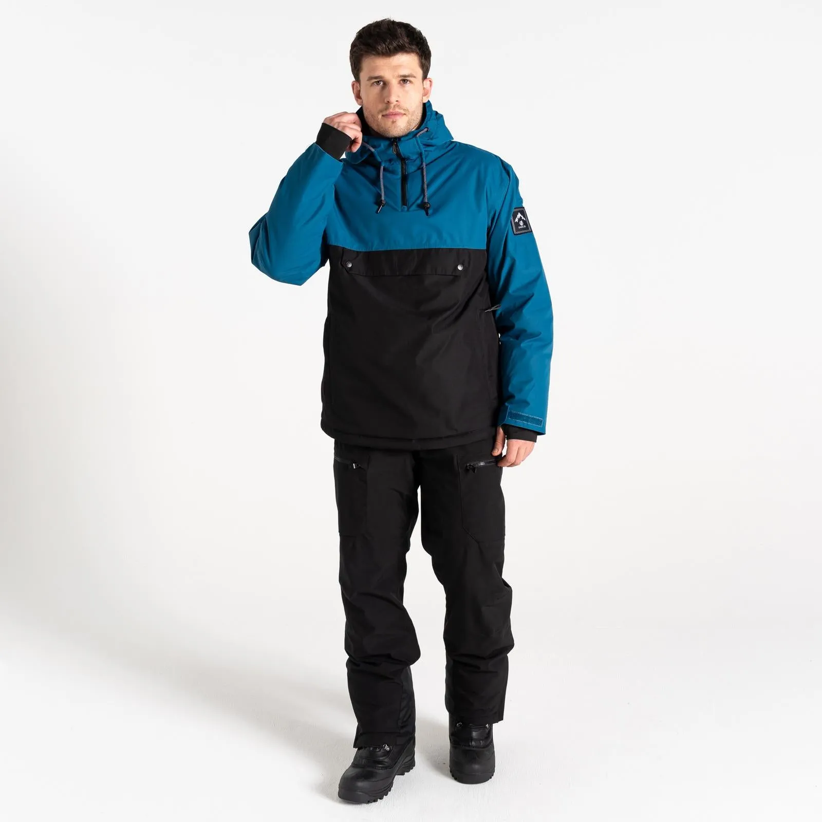 Dare 2b Mens Freeride Overhead Pullover Hooded Ski Jacket