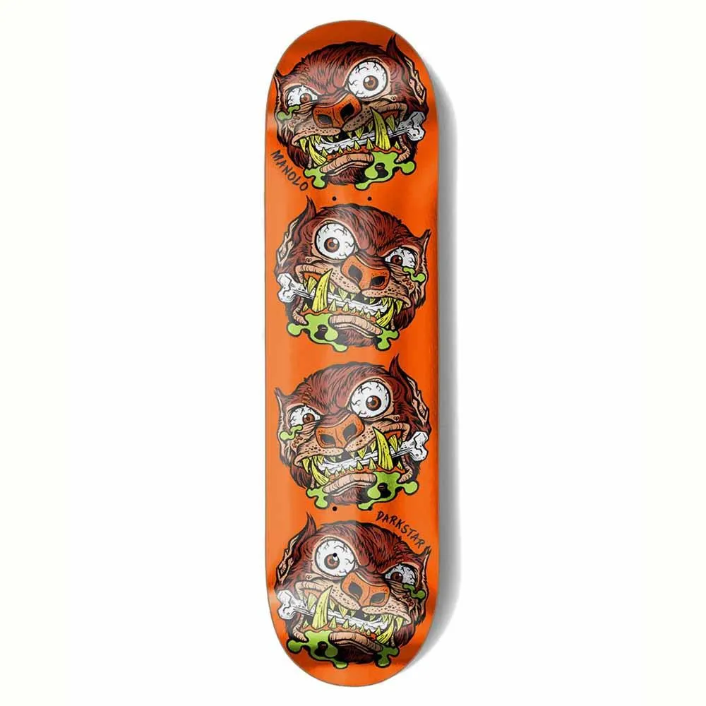 Darkstar Manolo Madballs Chrome R7 Skateboard Deck Multi 8''