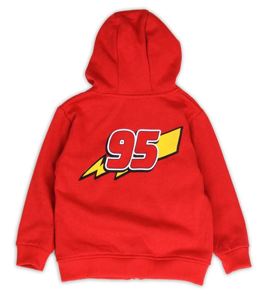 Disney Pixar Cars Toddler Boy's Lightening McQueen Full Zip Hoodie