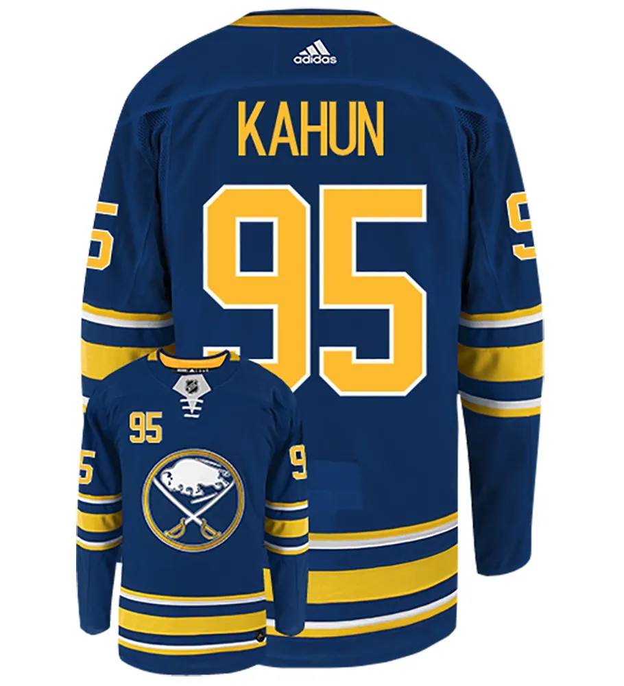 Dominik Kahun Buffalo Sabres Adidas Authentic Home NHL Hockey Jersey     