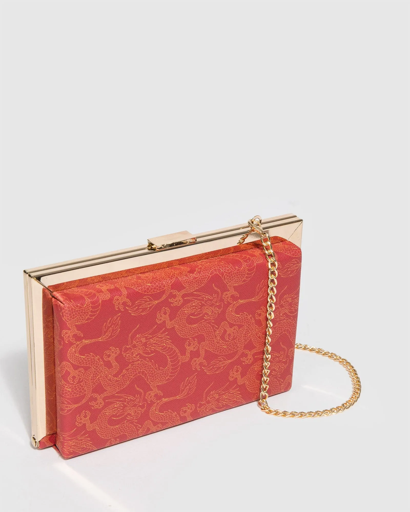 Dragon Print Aisha Clutch Bag