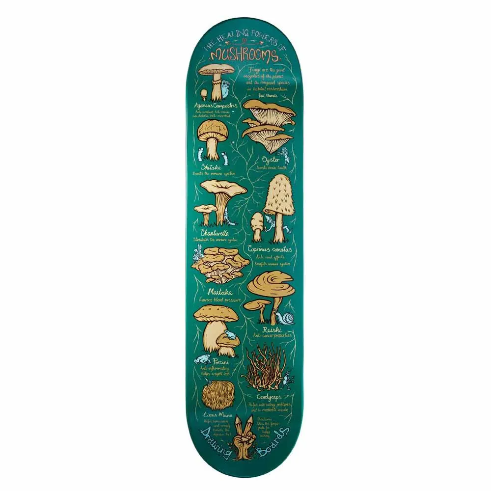 Drawing Boards Shroom Skateboard Deck All Sizes