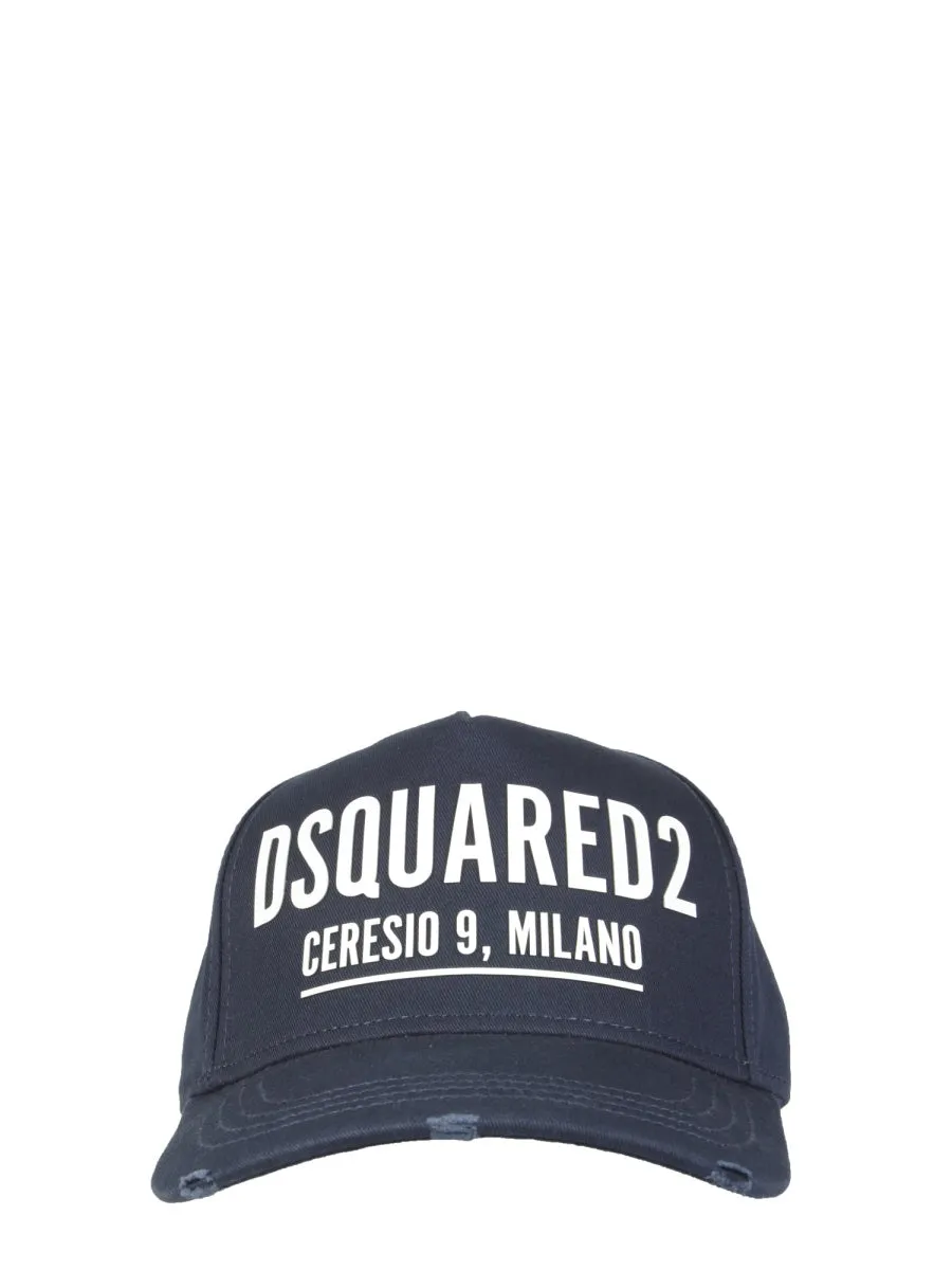 Dsquared2 Logo Printed Baseball Cap