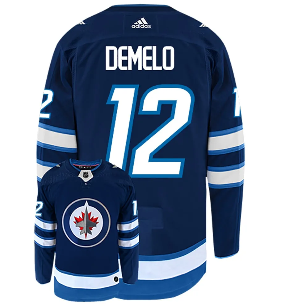 Dylan DeMelo Winnipeg Jets Adidas Authentic Home NHL Hockey Jersey     