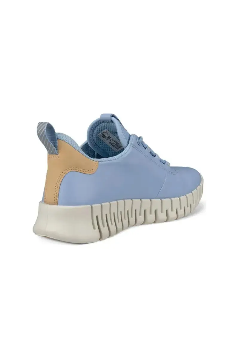 ECCO Gruuv ladies trainers 218203-60991 in Blue Bell