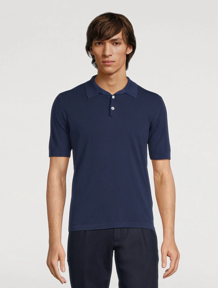 ELEVENTY Cotton Short-Sleeve Polo