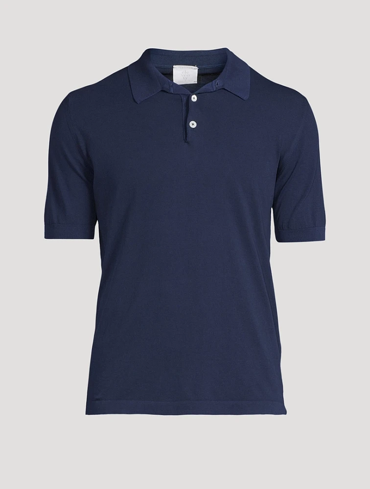 ELEVENTY Cotton Short-Sleeve Polo